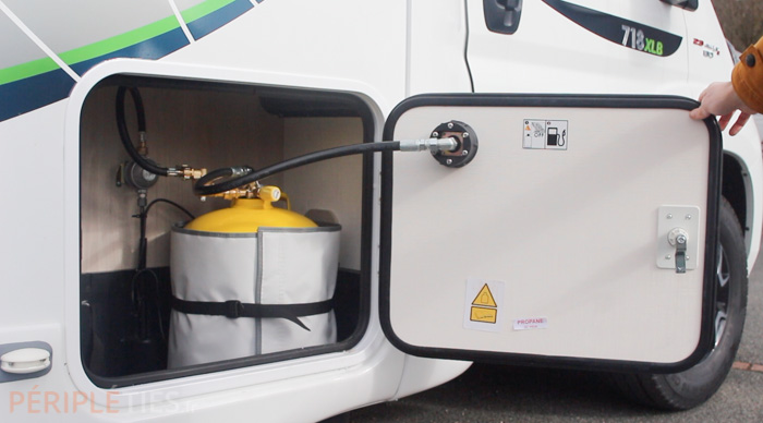 Combiné Chauffage et chauffe-eau au gaz pour camping-car, van, cellule -  Équipement caravaning