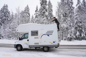camping car neige