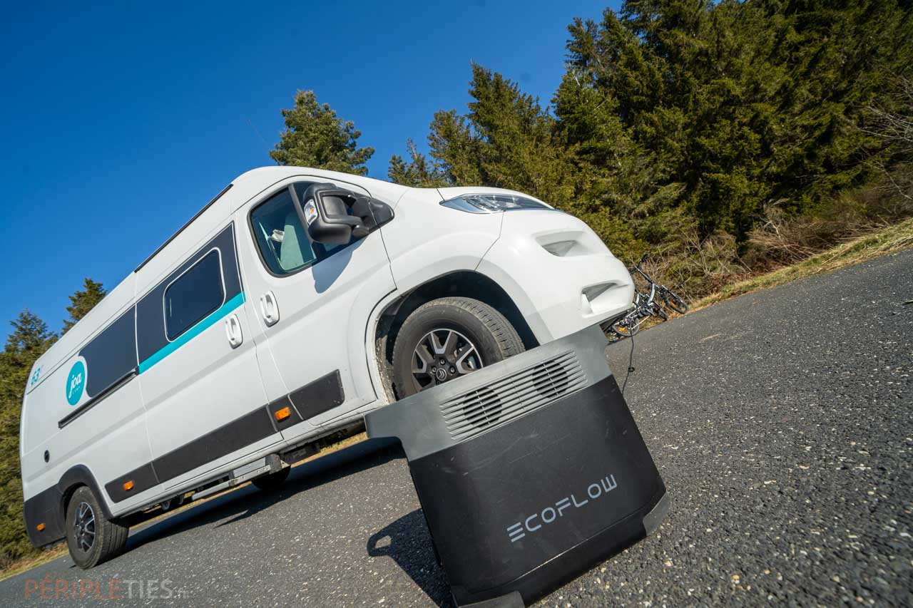 Delta Max ECOFLOW Lithium 2016 Wh, Batterie nomade pour fourgon aménagé &  camping-car